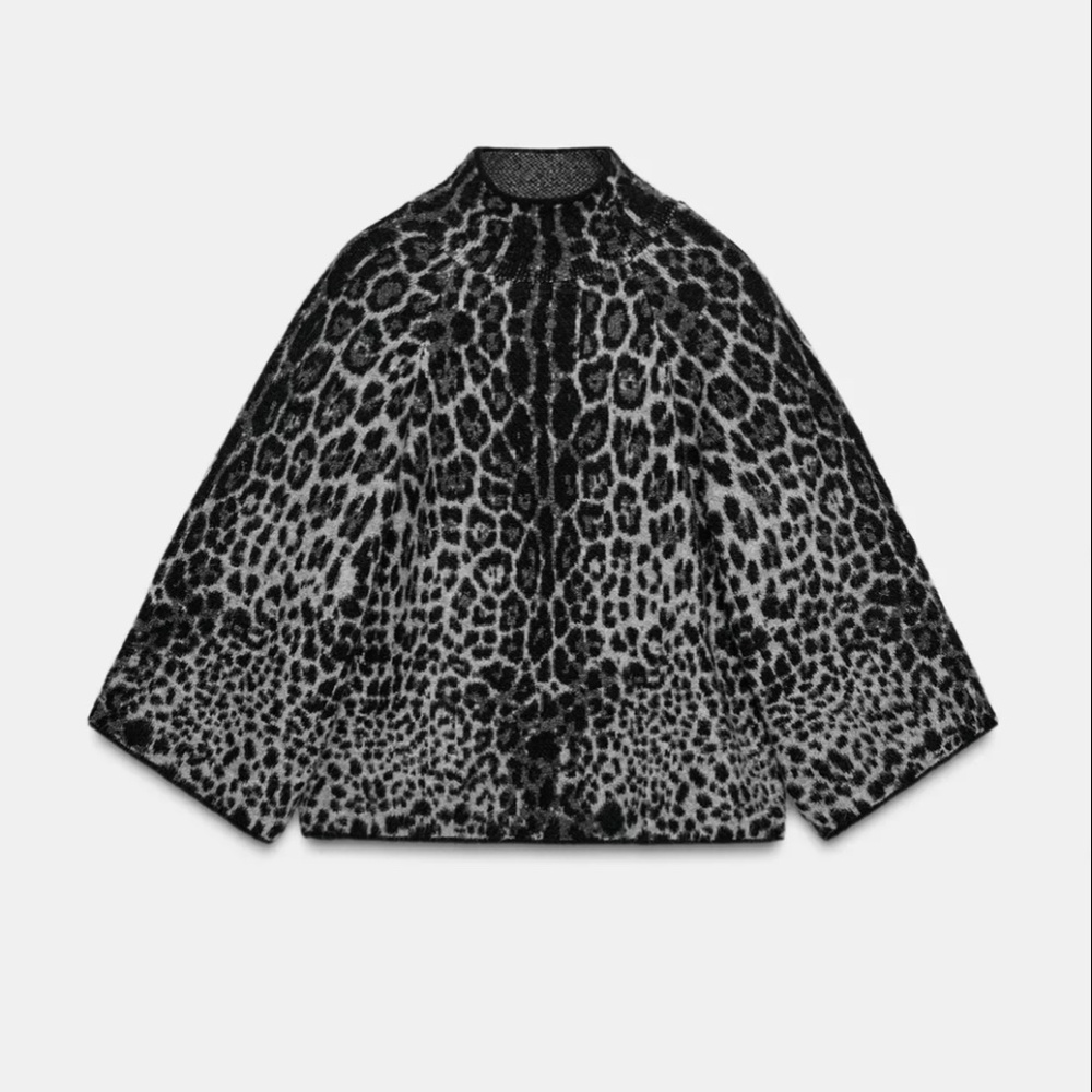 Zara leopard sweater